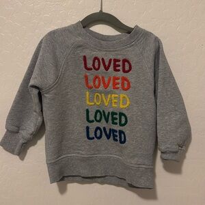 Hanna Anderson 3t Love Sweatshirt